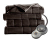 Sunbeam Heated Blanket | 10 Heat Settings, Quilted Fleece, Walnut, King