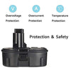 4Pack 18V 3600mAh DC9096 Replacement Battery for Dewalt 18V XRP Battery DC9099 DC9096 DC9098 DW9099 DW9096 DW9098 Cordless Drill Battery