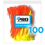 AeroFlex No More Line! Combo Replacement Blades 100 PRO Pack Heavy Duty LINE Blades