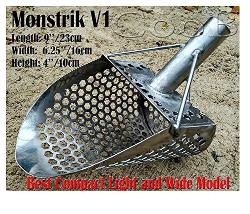 CooB Sand Scoop Small Shovel Stainless Steel Hunting Detector Tool (Monstrik V1)