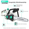 LiTHELi 40V 14 inches Cordless Chainsaw with Outrunner Brushless Motor, 2.5AH Battery and Charger