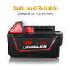 2Pack 18V 4.0Ah Battery for Milwaukee 18volt Lithium Battery 48-11-1820 48-11-1840 48-11-1850 48-11-1828 48-11-1815 Cordless Power Tools