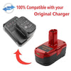 2Pack 6.0Ah 19.2 volt Replacement Lithium Ion Battery for Craftsman C3 XCP 130279005 1323903 130211004 11045 315.115410 315.11485 130285003 11375 19.2V DieHard Cordless Power Tool Batteries