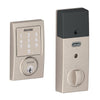 Schlage BE479 V CEN 619 Sense Smart Deadbolt with Century Trim Satin Nickel (BE479 CEN 619), Works with Alexa