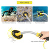 wedigout Metal Detector 100Feet Waterproof Pinpointer- Handheld Pulse Induction Targeting Underwater Hunting Metal Detecting Tool with LED Light