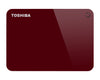 Toshiba Canvio Advance 3TB Portable External Hard Drive USB 3.0, Red (HDTC930XR3CA)