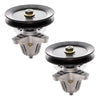 OakTen Pack of 2 Spindle Assembly for Cub Cadet MTD Troy Bilt 618-04822 618-04822A 618-04889 618-04889A 618-04950 918-04822 918-04822A 918-04822B 918-04889 918-04889A 918-04950