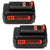 3000mAh Battery for Black and Decker 40v Lithium, Replacement Black & Decker 40 Volt MAX LBXR2036 LBX2040 LBX36 LBXR36 Battery (2 Packs)