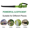 Best Partner 18V 130MPH Cordless Leaf Blower,Light-Weight,Single Speed,2.0 AH Battery Included