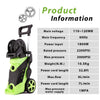 Homdox 3500 PSI Electric Pressure Washer, 2.6 GPM Electric Power Washer, 1800W High Pressure Washer, Professional Washer Cleaner with Hose Reel and 4 Nozzles