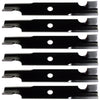 USA Mower Blades U15059BP (6) Extra High-Lift for Exmark 103-6401 103-6401-S Length 16-1/4in. Width 2-1/2in. Thickness .250in. Center Hole 15/16in. 48in. Deck