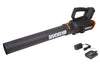 WORX WG547 20V (2.0Ah) Power Share Cordless Turbine Blower, 2-speed, Battery and Charger Included