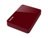 Toshiba Canvio Advance 3TB Portable External Hard Drive USB 3.0, Red (HDTC930XR3CA)