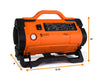 WEN PW19 2000 PSI 1.6 GPM 13-Amp Variable Flow Electric Pressure Washer, 1900, Orange