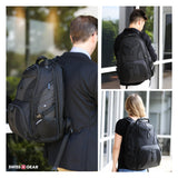 SWISSGEAR Travel Gear 1900 Scansmart TSA Laptop Backpack Black/Black