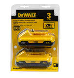 DEWALT DCB230-2  20V MAX  Lithium Ion Battery Pack 3.0Ah, 2 pack