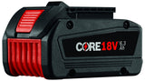 Bosch CORE18V Lithium Ion 6.3 Ah Battery GBA18V63