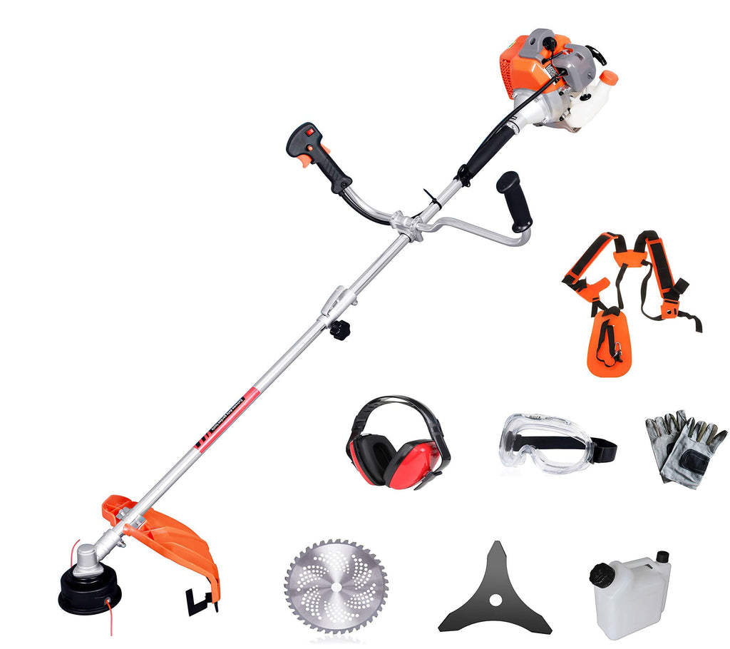 PROYAMA Extreme Duty 2-Cycle Dual Line Trimmer and Brush Cutter, 42.7cc