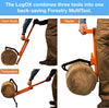 LogOX 3-in-1 Forestry MultiTool - The Back-Saving Log Hauler, Cant Hook, and Timberjack