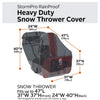 Classic Accessories StormPro RainProof Heavy-Duty Snow Thrower Cover