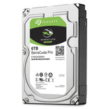 Seagate BarraCuda Pro SATA HDD 6TB 7200RPM 6Gb/s  256MB Cache 3.5-Inch Internal Hard Drive for PC/ Desktop Computers System All in One Home Servers Direct Attached Storage (DAS) (ST6000DM004)