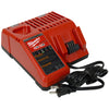 Milwaukee 48-59-1812 12V/18V Battery Charger and (2) 48-11-1820 18V 2.0Ah Batteries